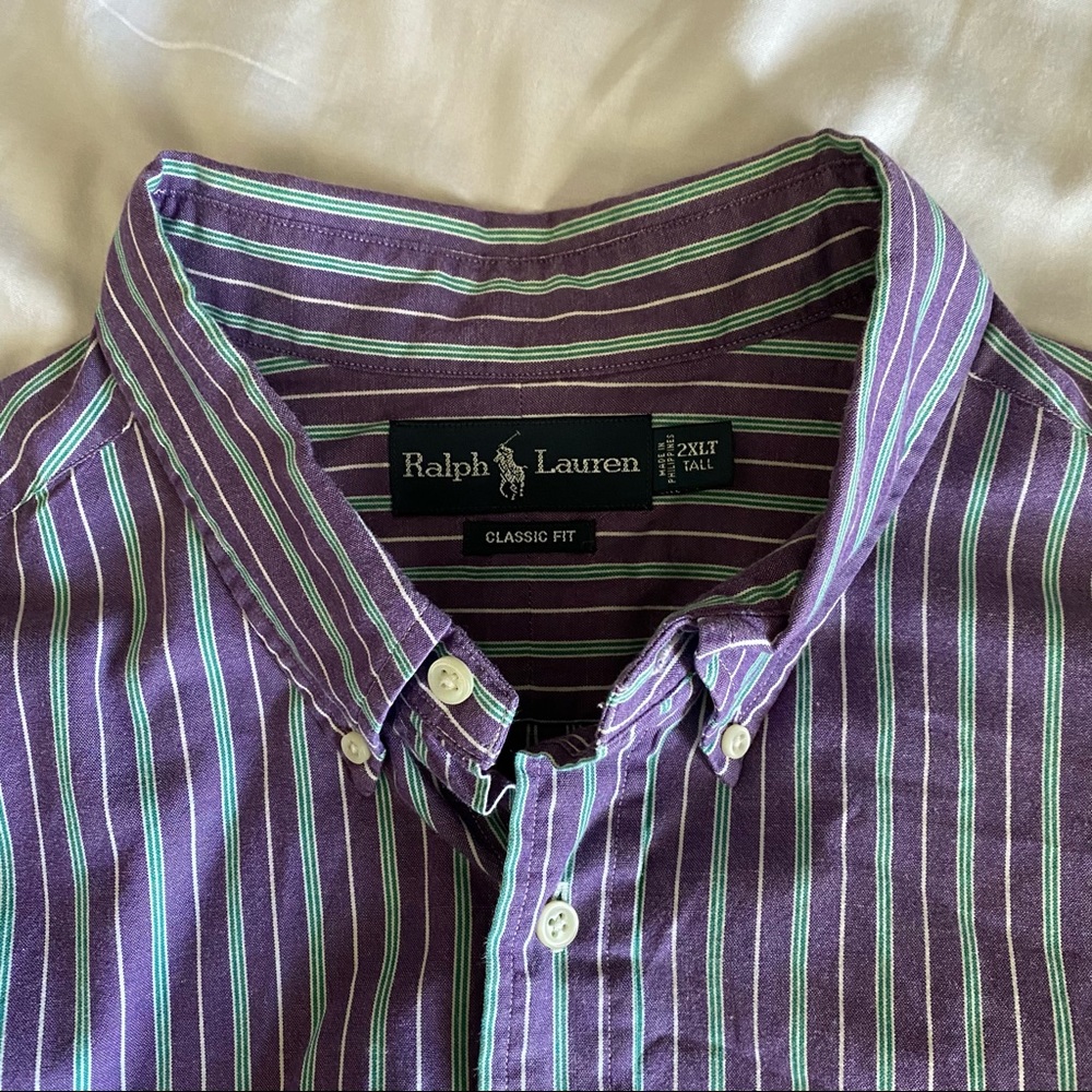 Ralph Lauren Classic Fit Men’s Striped Oxford